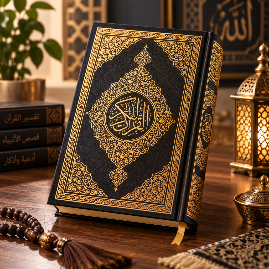 مصحف فاخر بغلاف مميز